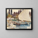 Boats - John Singer Sargent — framed artwork on a wall
