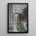 Pont des Soupirs - John Singer Sargent — framed artwork on a wall