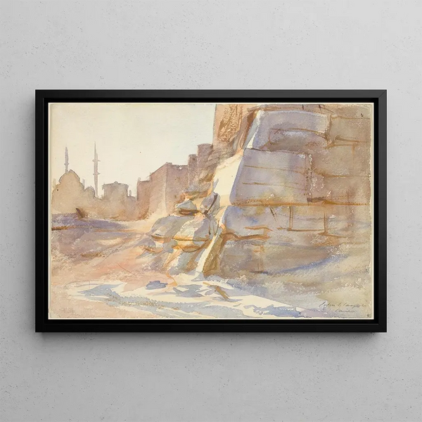 Cairo - John Singer Sargent — framed artwork on a wall