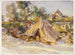 Camp with ambulance - John Singer Sargent — artwork view