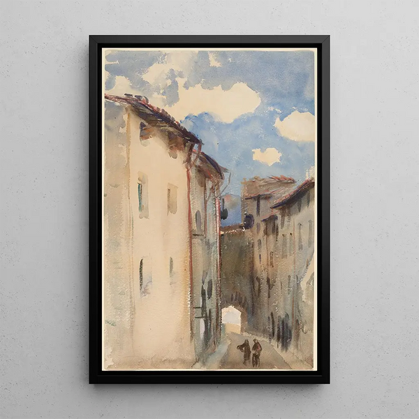 Camprodon Spain - John Singer Sargent — framed artwork on a wall