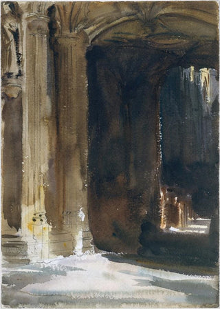John Singer Sargent - Cathedral Interior.webp