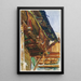 Chalet Painting - John Singer Sargent — framed artwork on a wall