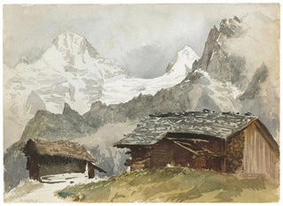 Chalets Breithorn at Mürren - John Singer Sargent — artwork view