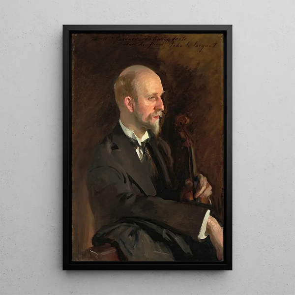 Charles Martin Loeffler - John Singer Sargent — framed artwork on a wall