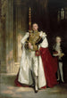 Charles Stewart sixth Marquis of Londonderry carrying the great state sword during the coronation - John Singer Sargent — artwork view