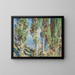 Corfu Cypress Painting - John Singer Sargent — framed artwork on a wall