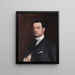 Cornelius Vanderbilt II - John Singer Sargent — framed artwork on a wall