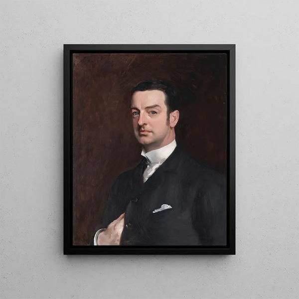 Cornelius Vanderbilt II - John Singer Sargent — framed artwork on a wall