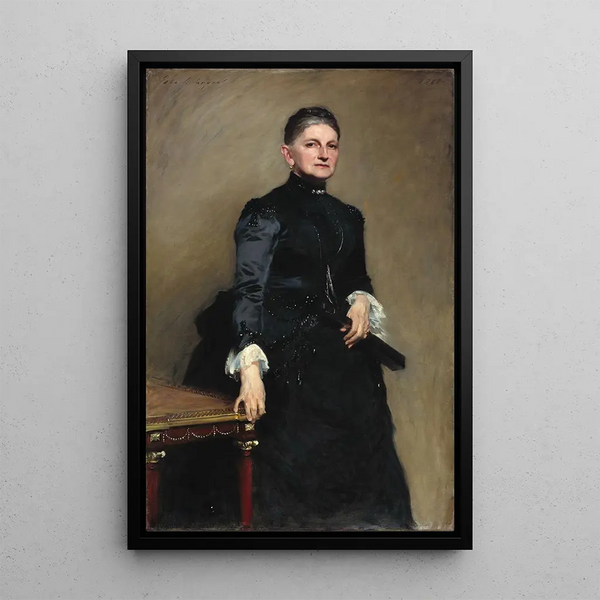 Eleanora O'Donnell Iselin Mme Adrian Iselin - John Singer Sargent — framed artwork on a wall