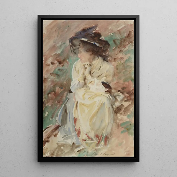 Eliza - John Singer Sargent — framed artwork on a wall