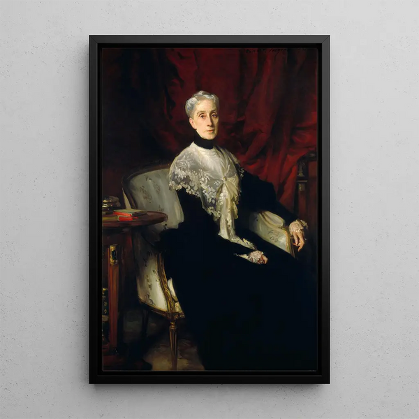 Ellen Peabody Endicott Mme William Crowninshield Endicott - John Singer Sargent — framed artwork on a wall