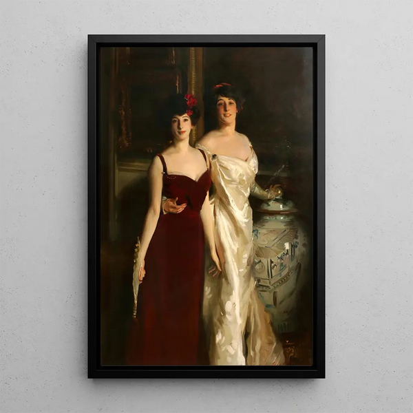 Ena and Betty, daughters of Asher and Mrs. Wertheimer - John Singer Sargent — framed artwork on a wall