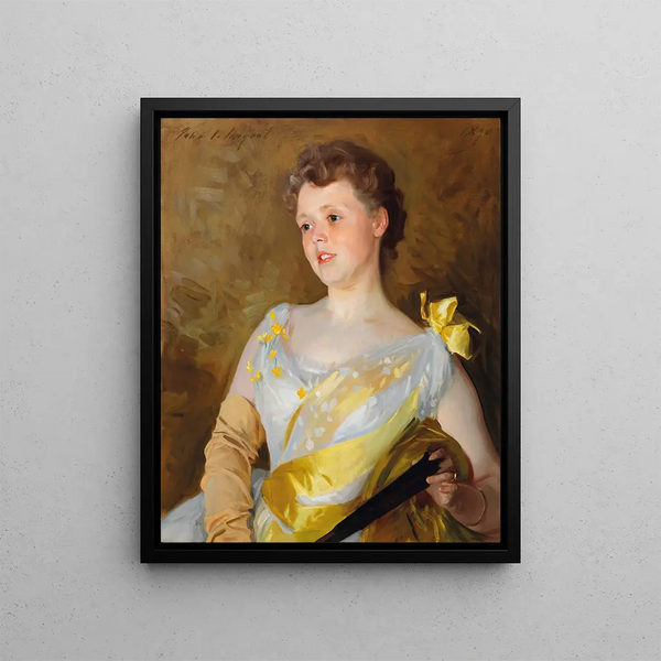 Florence Addicks - John Singer Sargent — framed artwork on a wall