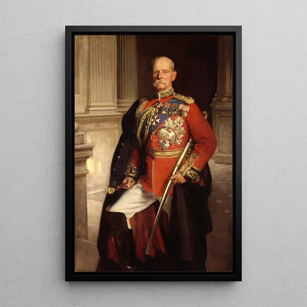 Frederick Sleigh Roberts, 1st Earl Roberts - John Singer Sargent — framed artwork on a wall