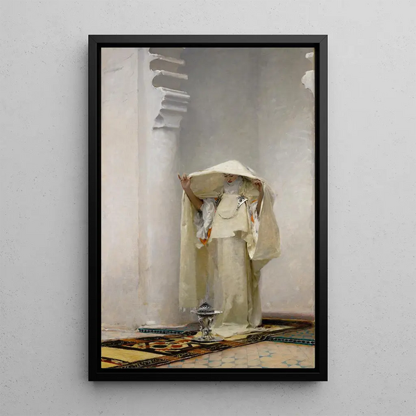 Ambergris Smoke - John Singer Sargent — framed artwork on a wall