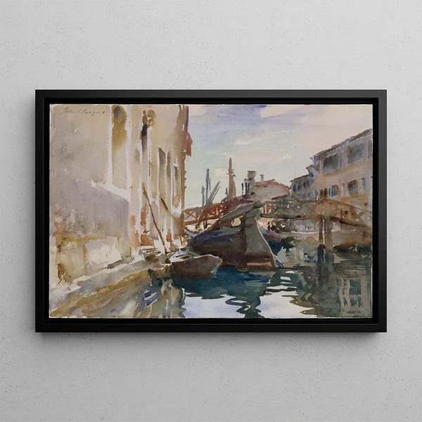Giudecca - John Singer Sargent — framed artwork on a wall