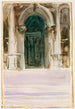 the Green Door Painting Santa Maria della Salute - John Singer Sargent — artwork view