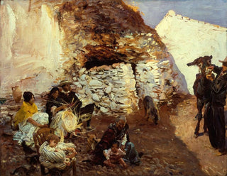 Campement de gitans - John Singer Sargent — artwork view