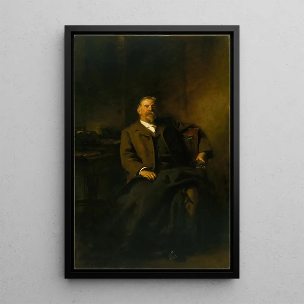 Henry Lee Higginson - John Singer Sargent — framed artwork on a wall