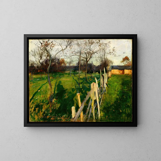 Champs d'accueil - John Singer Sargent — framed artwork on a wall