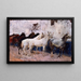 Horses in Palma - John Singer Sargent — framed artwork on a wall