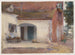 House and Courtyard - John Singer Sargent — artwork view