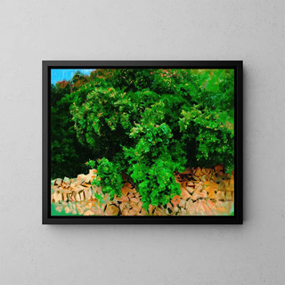 Holly Wood, Majorca - John Singer Sargent — framed artwork on a wall