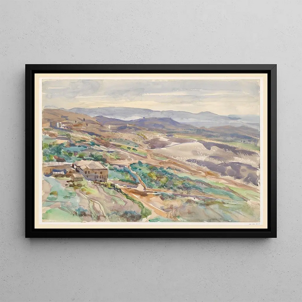in Sicily - John Singer Sargent — framed artwork on a wall