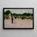 In the Gardens of Luxembourg - John Singer Sargent — framed artwork on a wall