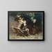 Au Generalife - John Singer Sargent — framed artwork on a wall