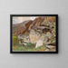 In the Simplon Valley - John Singer Sargent — framed artwork on a wall