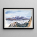 Iselle from Mount Pilatus - John Singer Sargent — framed artwork on a wall