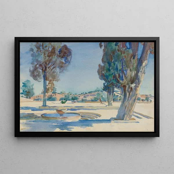 Jerusalem - John Singer Sargent — framed artwork on a wall
