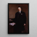 Joseph Joe Chamberlain - John Singer Sargent — framed artwork on a wall