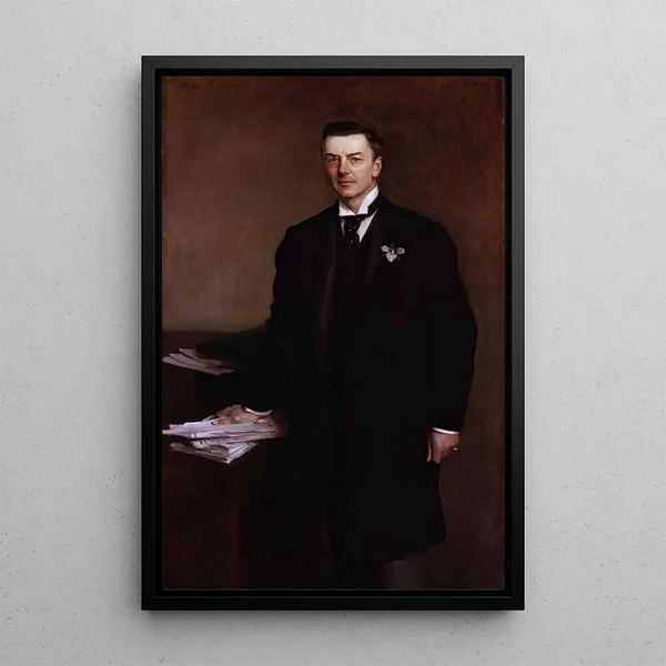 Joseph Joe Chamberlain - John Singer Sargent — framed artwork on a wall