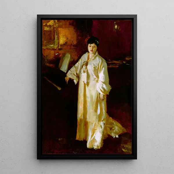 Judith Gautier - John Singer Sargent — framed artwork on a wall