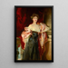 Lady Helen Vincent vicomtesse d'Abernon - John Singer Sargent — framed artwork on a wall