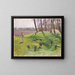 Landscape with a Goat Herder - John Singer Sargent — framed artwork on a wall
