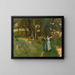 Landscape with Women in the Foreground - John Singer Sargent — framed artwork on a wall