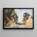 Landscape with Trees - John Singer Sargent — framed artwork on a wall