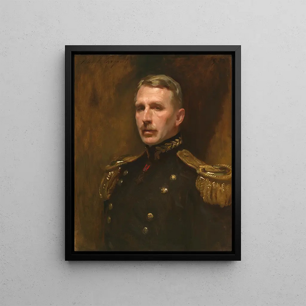 Leonard Wood - John Singer Sargent — framed artwork on a wall