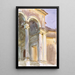 Loggia Villa Giulia Rome - John Singer Sargent — framed artwork on a wall