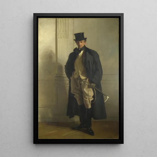 Lord Ribblesdale - John Singer Sargent — framed artwork on a wall