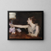 Madame Gautreau portant un toast - John Singer Sargent — framed artwork on a wall