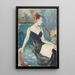 Madame Gautreau Madame X - John Singer Sargent — framed artwork on a wall