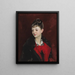 Mademoiselle Suzanne Poirson - John Singer Sargent — framed artwork on a wall