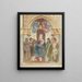 The Virgin and Child with Saints - John Singer Sargent — framed artwork on a wall
