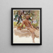L'homme et les arbres en Floride - John Singer Sargent — framed artwork on a wall