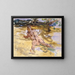Man on the Beach in Florida - John Singer Sargent — framed artwork on a wall